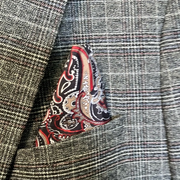 Paisley & Gray Checkered Suit 36R W32 L32 - Picture 4 of 11